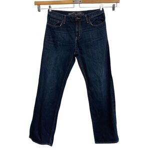 Old Navy Men’s Jeans 36 X 36 The Authentic Loose Straight Dark Blue Cotton